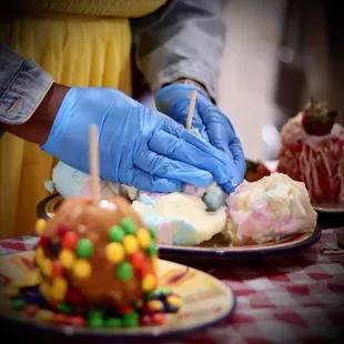 Soft Caramel with chocolate M&amp;Ms taste just like Candy!