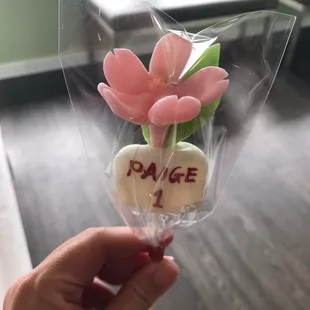 Special amezaiku for the birthday girl