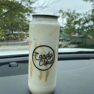 Horchata with caramel drizzle