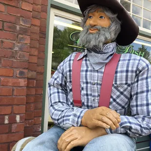 A warm welcome by this friendly local