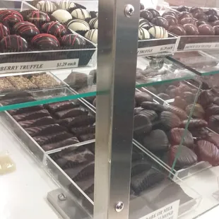 Candy case, tons of variety.