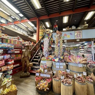 the inside of a grocery store