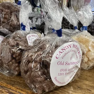 a variety of candies on display