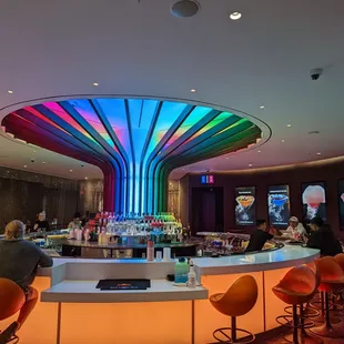 Inside the candy martini bar