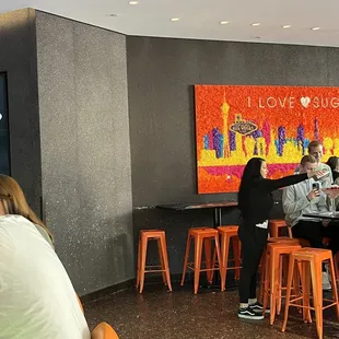 Fun, bright and eclectic atmosphere!