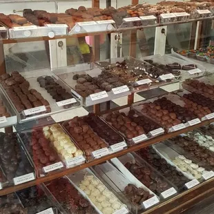 Chocolate counter. YUM!