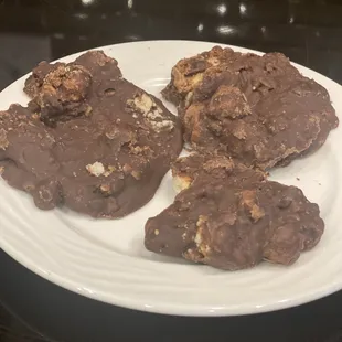 My favorite! Chocolate coffee bean pralines.