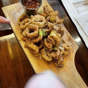Ginger calamari