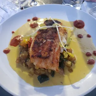 The blackened cod was perfect!