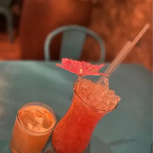Hurricane and Table, Flu Cocktail