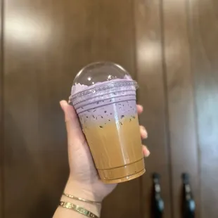 Ube coffee