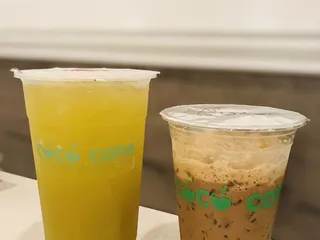 Coco Cane Juice and Ice Cream
