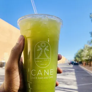 Wellness Cane Juice w/Celery + Cucumber + Ginger + Sugarcane Juice