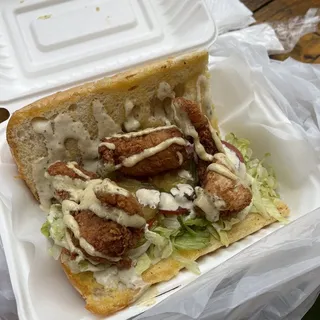 Catfish Nuggets Po Boy