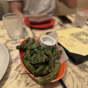 Flash Fried Shishito Peppers