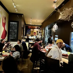 Front area of restaurant