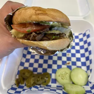 Carne asada torta. Delicious!