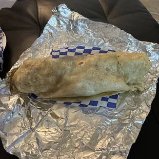 Carne Asada burrito.