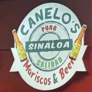 a sign for a pub