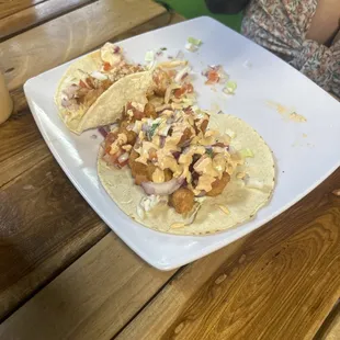 Taco de camarón