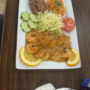 Camarones a la diabla   Súper picosos