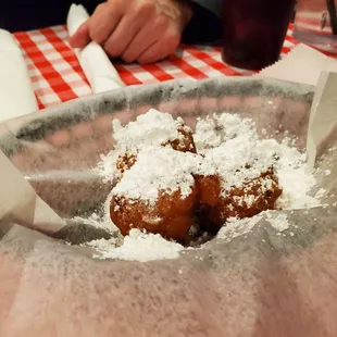 Basiy like a corn bread funnel cake...amazing!!