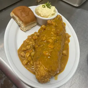 Catfish Cankton without rice.