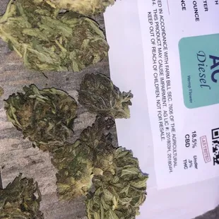 AC Diesel CBD Flower
