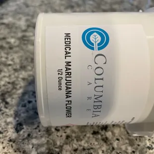 1/2 ounces at Columbia care