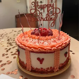 a birthday cake