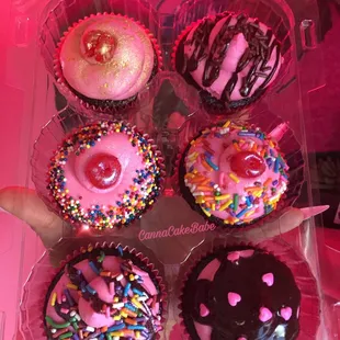 Pink Chocolate Cupcakes