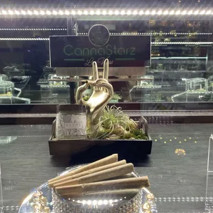 One of their cool display cases!