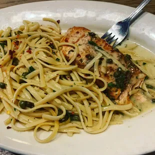 This is our yummy chicken piccata!