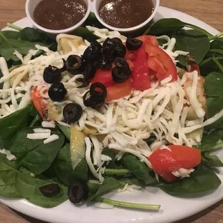 Spinach Shrimp Scampi Salad