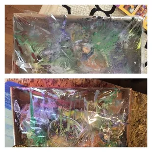 the contents of the box