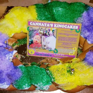 Gooey Butter Snickerdoodle King Cake