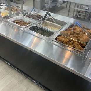 a variety of food items