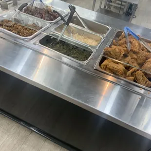 a variety of food items