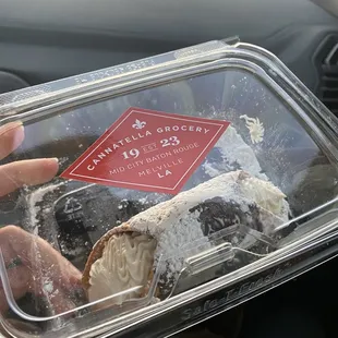 Fresh made cannoli!