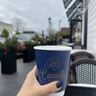 Enjoying the patio before it gets too cold