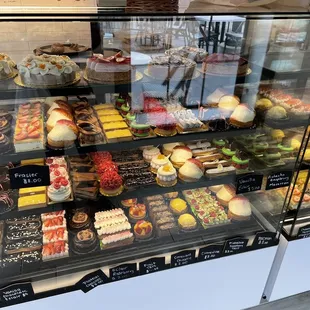 Enormous selection of delicious pastries Including but not pictured sandwiches and beverages