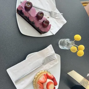 Premium Cherry Tart and Strawberry Tart