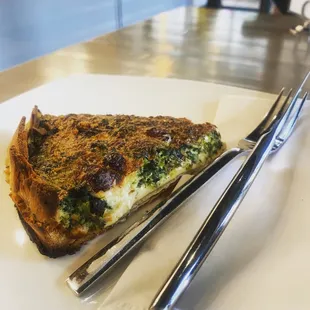 Spinach quiche