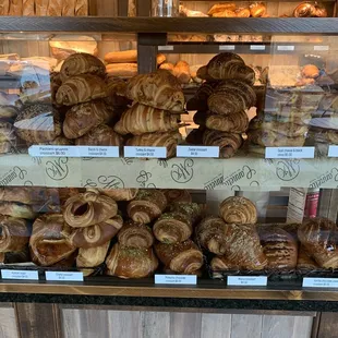 a variety of baked goods