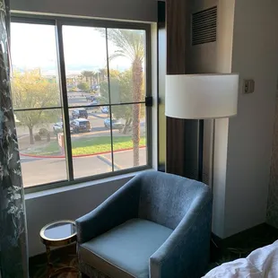 Nice chair with view of mountain