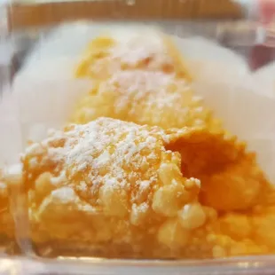 Cannoli shells are light, delicate and delicious!