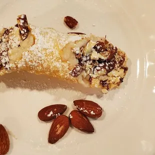 Freshly roasted almonds are my favorite topping!