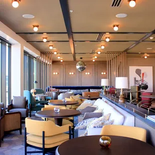 a view of the lounge area