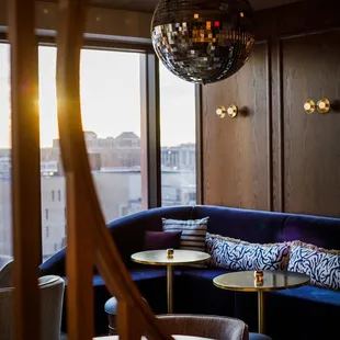 Sunrise disco ball views