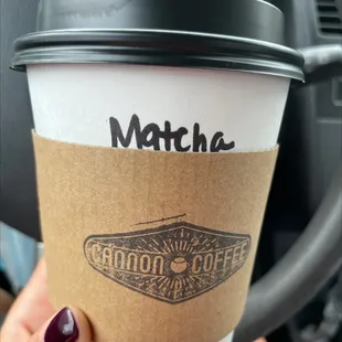 Excited to drink my matcha! Such great service here!